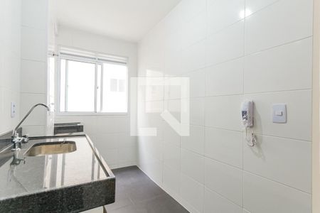 Cozinha de apartamento para alugar com 2 quartos, 43m² em Parque São Vicente, Mauá