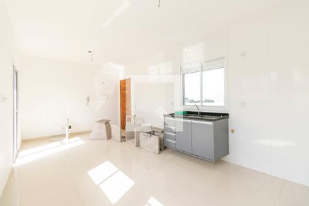 Sala / Cozinha de apartamento para alugar com 1 quarto, 48m² em Penha de França, São Paulo