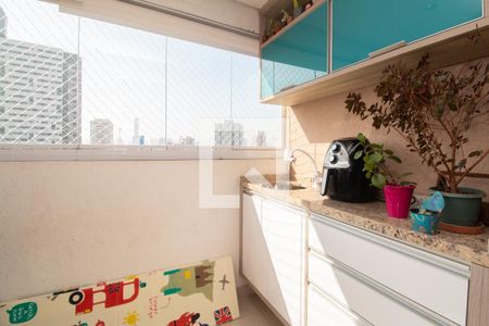 Varanda Sala de apartamento à venda com 2 quartos, 63m² em Quarta Parada, São Paulo