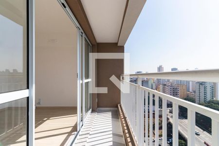 Varanda de kitnet/studio para alugar com 1 quarto, 27m² em Liberdade, São Paulo