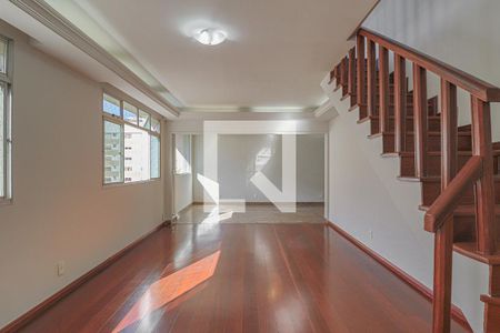 Sala de apartamento à venda com 4 quartos, 340m² em Lourdes, Belo Horizonte
