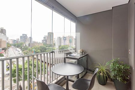 Varanda de apartamento para alugar com 1 quarto, 24m² em Liberdade, São Paulo