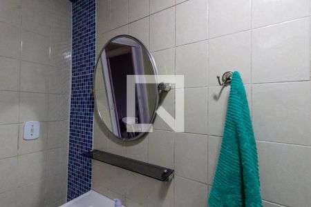 Detalhe do banheiro de kitnet/studio para alugar com 1 quarto, 38m² em Caiçara, Praia Grande