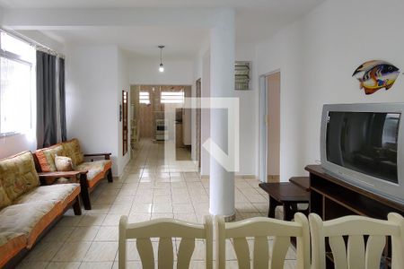 Sala de apartamento para alugar com 2 quartos, 92m² em Canto do Forte, Praia Grande