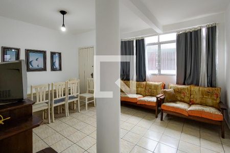 Sala de apartamento para alugar com 2 quartos, 92m² em Canto do Forte, Praia Grande