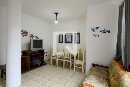 Sala de apartamento para alugar com 2 quartos, 92m² em Canto do Forte, Praia Grande