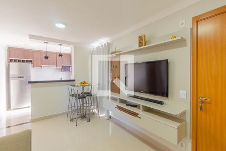 Sala de apartamento para alugar com 2 quartos, 43m² em Parque das Cachoeiras, Campinas