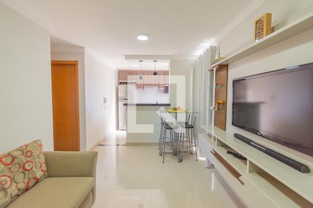 Sala de apartamento para alugar com 2 quartos, 43m² em Parque das Cachoeiras, Campinas
