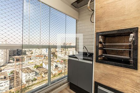 Varanda gourmet de apartamento para alugar com 2 quartos, 64m² em Centro, São Caetano do Sul