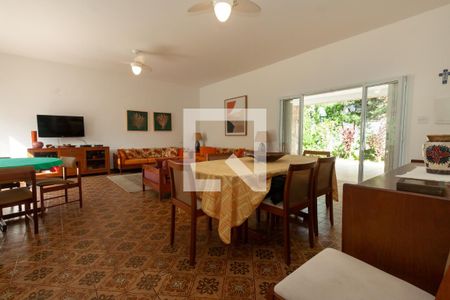 Sala - Jantar de casa para alugar com 3 quartos, 218m² em Tombo, Guarujá