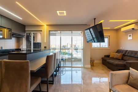 Sala  de apartamento à venda com 2 quartos, 76m² em Vila Osasco, Osasco
