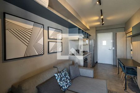 Sala e Cozinha de apartamento para alugar com 1 quarto, 38m² em Vila Mariana, São Paulo