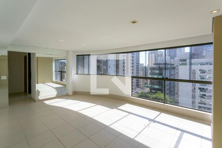 Sala de apartamento à venda com 2 quartos, 70m² em Lourdes, Belo Horizonte