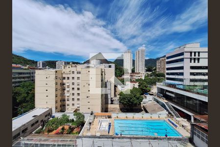 Vista do quarto de apartamento à venda com 1 quarto, 24m² em Laranjeiras, Rio de Janeiro