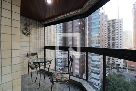 Varanda da Sala de apartamento para alugar com 3 quartos, 101m² em Jardim Anália Franco, São Paulo