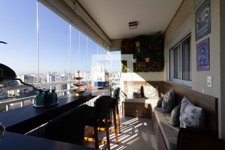 Varanda gourmet de apartamento à venda com 2 quartos, 82m² em Várzea da Barra Funda, São Paulo