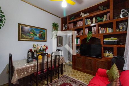 Sala de casa para alugar com 3 quartos, 160m² em Aviação, Praia Grande