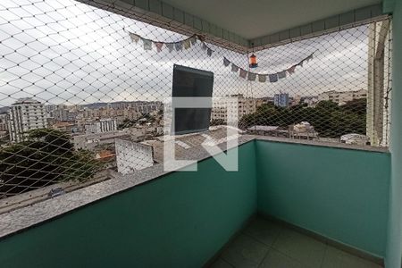 Plaquinha Quinto Andar na Varanda de apartamento à venda com 2 quartos, 59m² em Engenho Novo, Rio de Janeiro