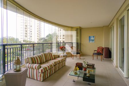 Varanda da Sala de apartamento à venda com 4 quartos, 333m² em Barra da Tijuca, Rio de Janeiro