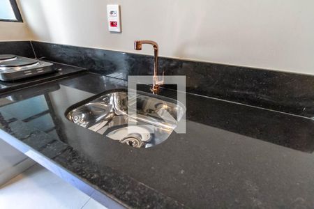 Cozinha de kitnet/studio para alugar com 1 quarto, 20m² em Vila Marlene, São Bernardo do Campo