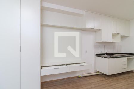 Sala/Cozinha/Dormitório de kitnet/studio para alugar com 1 quarto, 27m² em Cidade Continental, São Paulo