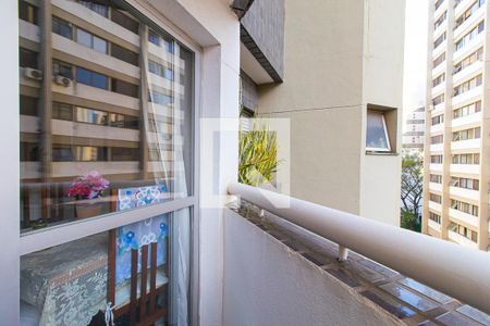 Varanda de apartamento à venda com 1 quarto, 38m² em Consolação, São Paulo