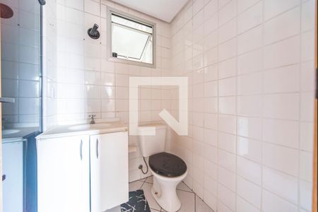 Banheiro  de apartamento à venda com 3 quartos, 60m² em Vila Valparaíso, Santo André