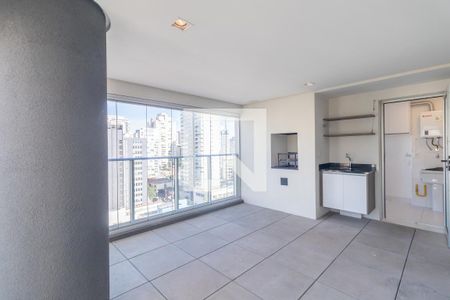 Varanda de apartamento à venda com 1 quarto, 64m² em Pinheiros, São Paulo