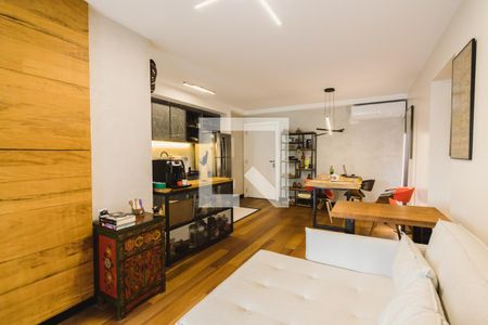 Sala de apartamento à venda com 2 quartos, 83m² em Pacaembu, São Paulo