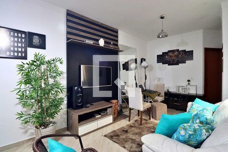 Sala de apartamento à venda com 2 quartos, 130m² em Vila Valparaiso, Santo André