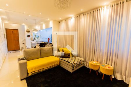 Sala de apartamento à venda com 3 quartos, 190m² em Jardim Santo Antônio, Santo André