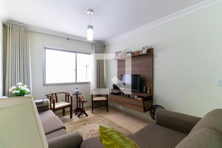 Sala de apartamento à venda com 2 quartos, 75m² em Jardim Quarto Centenário, Campinas