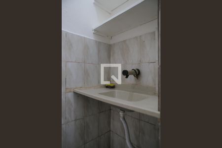 Cozinha de kitnet/studio para alugar com 1 quarto, 21m² em Boqueirão, Santos