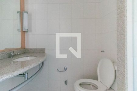 Banheiro da Suíte de apartamento à venda com 1 quarto, 55m² em Cidade Jardim, Belo Horizonte