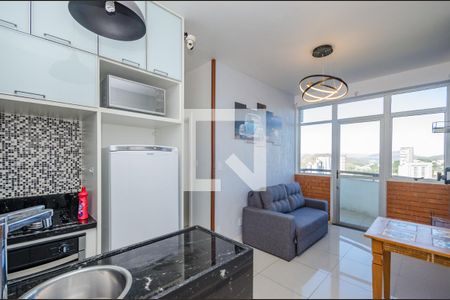 Sala  de apartamento para alugar com 1 quarto, 34m² em Vale do Sereno, Nova Lima
