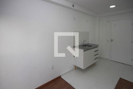 Cozinha de apartamento para alugar com 1 quarto, 28m² em Vila Tolstoi, São Paulo