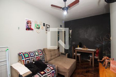 Sala de apartamento à venda com 1 quarto, 43m² em Cidade Baixa, Porto Alegre