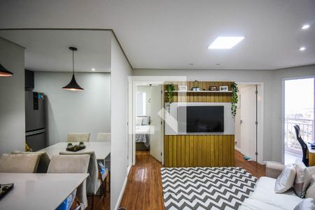 Sala de apartamento à venda com 2 quartos, 54m² em Jardim Monte Alegre, Taboão da Serra