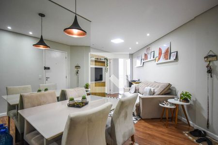 Sala de apartamento para alugar com 2 quartos, 54m² em Jardim Monte Alegre, Taboão da Serra