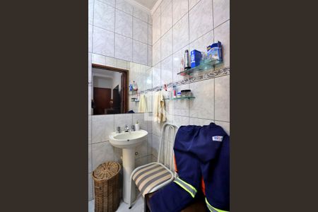 Banheiro da Suíte de apartamento à venda com 3 quartos, 90m² em Vila Curuca, Santo André