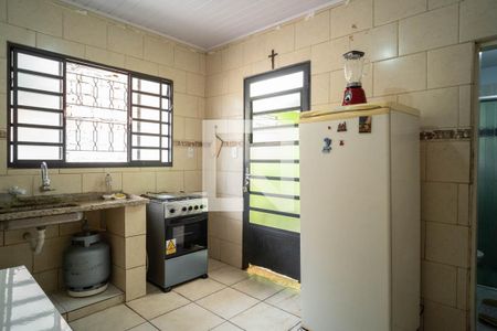 Cozinha de casa para alugar com 1 quarto, 80m² em Vila Frugoli, São Paulo