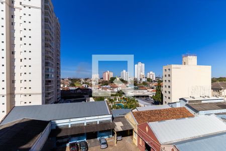 Vista da sacada de apartamento à venda com 1 quarto, 51m² em Bosque, Campinas