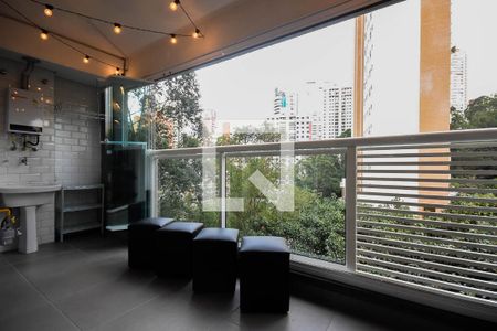 Varanda de apartamento para alugar com 1 quarto, 39m² em Vila Andrade, São Paulo