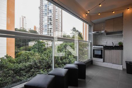 Varanda de apartamento para alugar com 1 quarto, 39m² em Vila Andrade, São Paulo