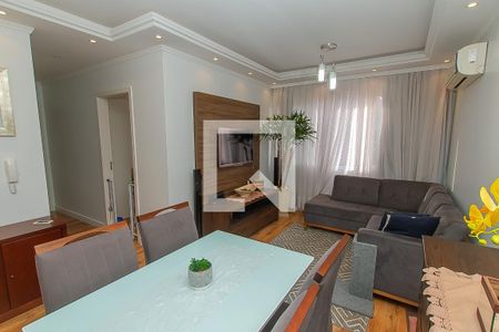 Sala 2 ambientes de apartamento à venda com 3 quartos, 77m² em Jardim Botânico, Porto Alegre