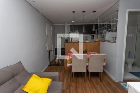 Sala  de apartamento à venda com 2 quartos, 41m² em Campanário, Diadema