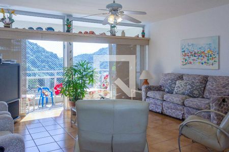 Sala de apartamento para alugar com 2 quartos, 110m² em Barra Funda, Guarujá