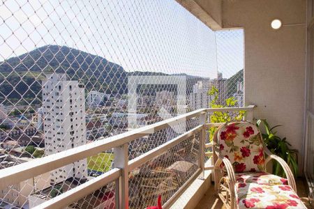 Varanda de apartamento para alugar com 2 quartos, 110m² em Barra Funda, Guarujá