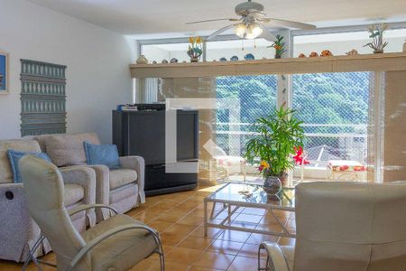 Sala de apartamento para alugar com 2 quartos, 110m² em Barra Funda, Guarujá