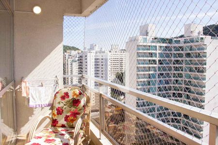 Varanda de apartamento para alugar com 2 quartos, 110m² em Barra Funda, Guarujá